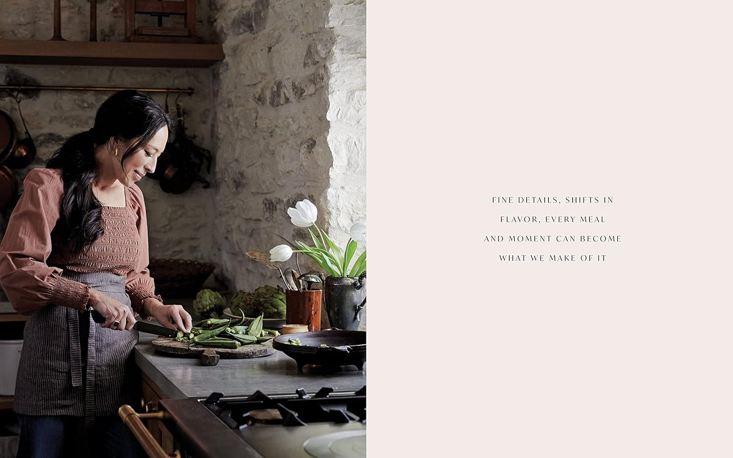 Magnolia Table photo + pullquote spread