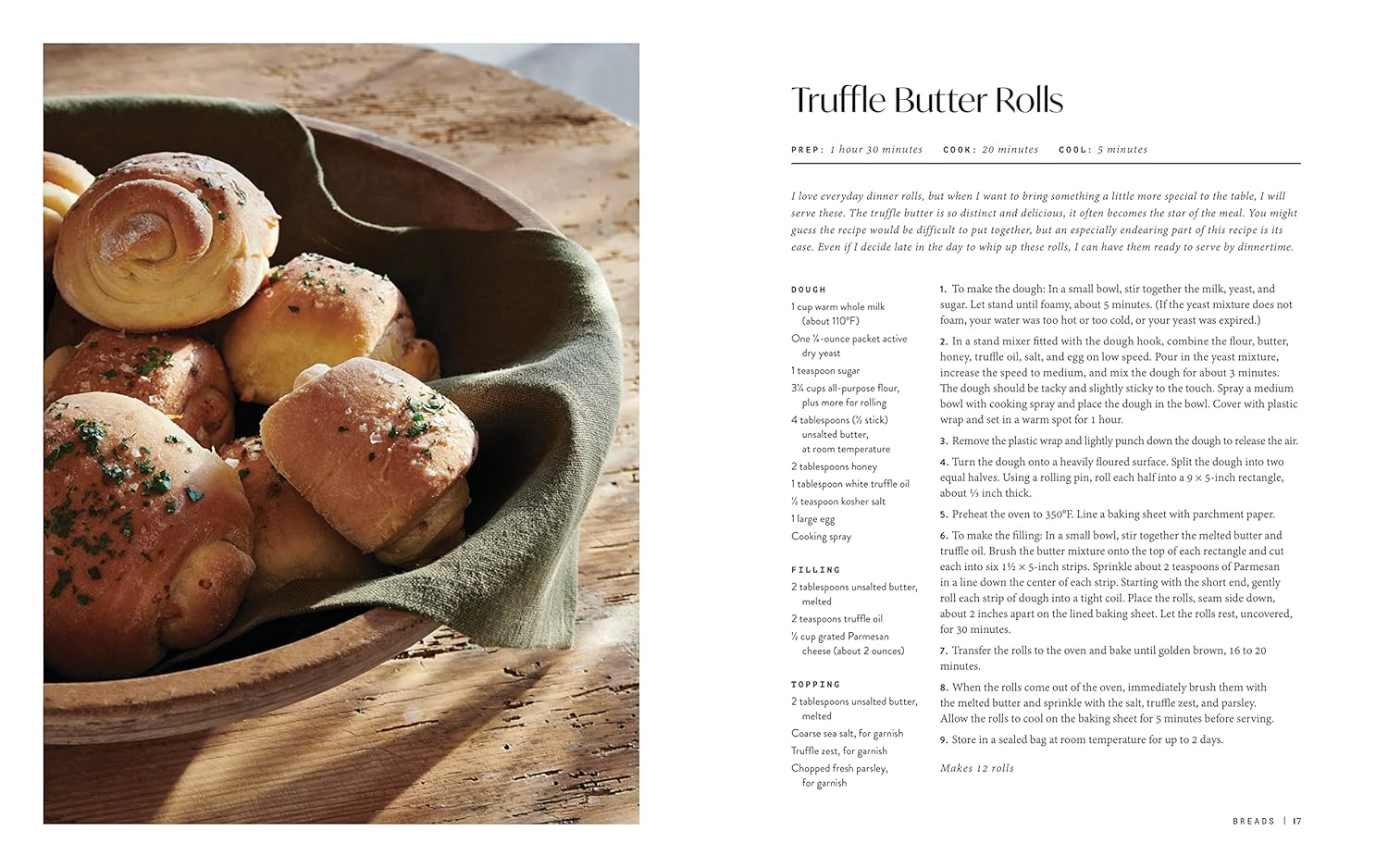 Magnolia Table Truffle Butter Rolls spread